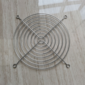 Lưới tản nhiệt kim loại bảo vệ quạt máy tính 120mm 140mm 200mm, vỏ máy tính PC, làm mát, 4 ốc vít, logo OEM - Product Image 1