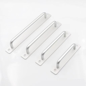 JAYA Gouden Ronde Staafdeurgrepen met Achterplaat, Verschillende Maten voor Schuurdeuren, Poorten, Garages, Schuren en Meubels - Product Image 4