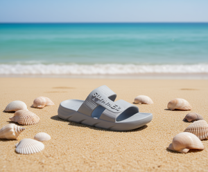 Sandali Eva a Doppia Cinghia Comodi 29 Flat Estivi Grigio - Product Image 2