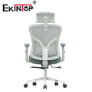 Sinonis Chaise élévatrice de direction moderne Appui-tête réglable en maille ergonomique pivotante en tissu rotatif confortable pour la maison ou l'école - Product Image 4