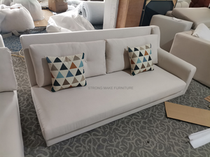 <span class=keywords><strong>Divano</strong></span> <span class=keywords><strong>letto</strong></span> moderno e minimalista in tessuto marrone 3 posti soggiorno mobili <span class=keywords><strong>divano</strong></span> componibile a forma di L con Chaise Lounge - Product Image 5