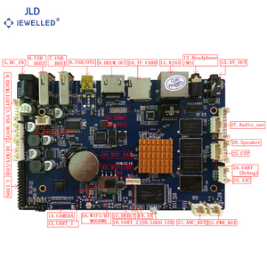 บอร์ดระบบแอนดรอยด์แบบฝังตัว LVDS 4G เมนบอร์ดสำหรับโฆษณาในอุตสาหกรรมตู้ดิจิทัลโซลูชั่นการจัดการคิวกลางแจ้ง - Product Image 5