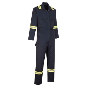 Wholesale <b>Work</b> Wear Construction Anti Static Flame Resistant <b>Waterproof</b> Welded Regular Fit 100%Cotton Industrial Uniform - Product Image 2