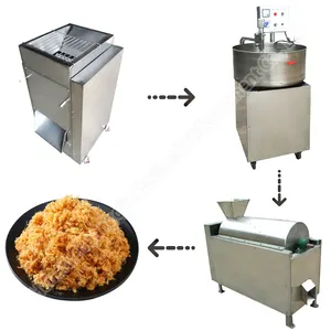 Pişmiş et parçalayıcı kızartma domuz ipi makinesi tavuk/et parçalayıcı