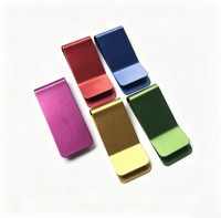 Clips de chapeau de golf en aluminium non magnétiques multicolores avec gravure laser personnalisée – Cadeau personnalisé pour tournoi de golf