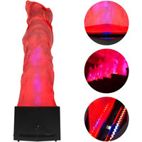 Machine à Effet de Flamme Simulée 100W, Effet de Lumière de Feu, Machine DJ pour Fête et Club