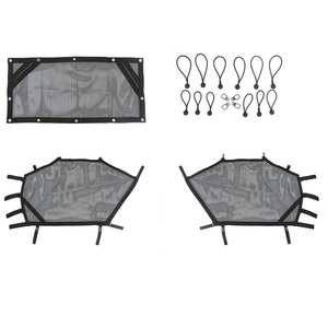 Kit de Protección de Malla para Puerta de Coche ATV UTV, Color Negro, para Polaris RZR 15-18, Accesorios - Product Image 4
