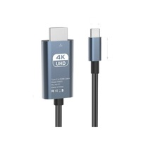 Cable USB C a HDTV 4K 60Hz, Adaptador de Duplicación USB C a HDTV para Computadoras Portátiles, Teléfonos, Conexión a TV, Monitor, Proyector
