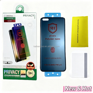 Film anti-espion HD en polymère nano, grand stock avec kit d'accessoires pour <span class=keywords><strong>Huawei</strong></span> Nova10, Nova9pro, <span class=keywords><strong>Nova9</strong></span> - Product Image 6