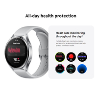Reloj Inteligente con Pantalla AMOLED de 1.43'', 32 GB de Almacenamiento, Más de 160 Modos Deportivos, Batería de 495 mAh, Alarma, Control Remoto, Brújula y Correa de Goma