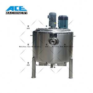 100L - 2000L छोटे उच्च कतरनी मिक्सर टैंक स्टेनलेस स्टील के मिश्रण टैंक शीर्ष आंदोलनकारी के साथ - Product Image 5