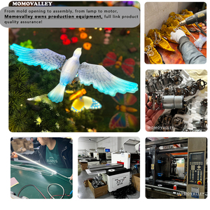 Momovalley nuova vendita 18w 12v 70cm luce blu illuminato uccello decorazioni per <span class=keywords><strong>esterni</strong></span> giardino luce natale decorazione - Product Image 6