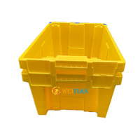Boîte de rangement en plastique industriel fourre-tout Euro, bacs à poisson pour la logistique, le Transport, boîte mobile en plastique