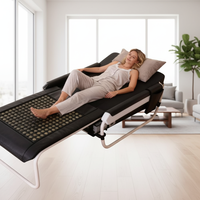 Cama de Masaje Coreana Pop Relax con Infrarrojos, Quiropráctica, V3 V4, Turmalina y Rodillo de Jade Natural, Terapia de Mesa, Cama Térmica Master