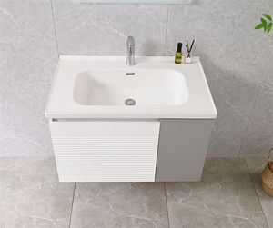 Lujo estilo moderno Hotel baño inodoro muebles Pvc baño vanidad gabinete con <span class=keywords><strong>precio</strong></span> de fábrica competitivo - Product Image 3