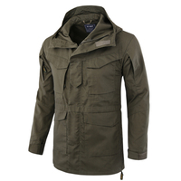 Veste de sport d'extérieur imperméable ESDY Rip-stop, veste chaude pour la chasse, coupe-vent tactique pour hommes
