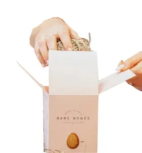 厂家销售全彩印刷定制纸盒包装奢华风格易开纸裸骨礼品盒