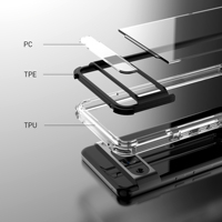 Étui de téléphone portable Soonleader résistant aux chocs, compatible avec la charge sans fil, design sportif transparent pour Google Pixel 8 Pro