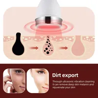 Instrument de beauté à ultrasons multifonctionnel 2 en 1 Ultrasons à haute fréquence pour le visage Masseur en profondeur de la peau Lumière et resserrement
