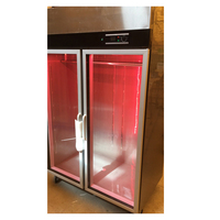Congélateur vertical à température unique Flishel Restaurant WD-1.6L6 avec compresseur Aspera, 3 portes vitrées, acier inoxydable 304/201, 1600L