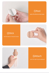 2025 New USB sạc tường từ núi Hạt gỗ màu <span class=keywords><strong>Led</strong></span> cảm biến chuyển động ánh sáng ban đêm đèn cảm ứng - Product Image 5