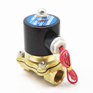 2W160-15 Valvulas电磁阀AC220V AC110V DC24V DC12V迷你微型1/2英寸双向黄铜空气电磁阀水常闭 - Product Image 3