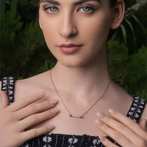 Exquisito Collar con Colgante de Diamantes de Lujo Ligero para Mujer, Joyería de Plata de Ley 925, Regalo para Bodas, Fiestas, Uso Diario Elegante - Product Image 5