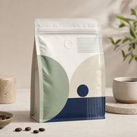 125g Espresso Karışımı Kahve Paketleri, Küçük Parti Kahve Markaları için Özel Dijital Baskılı
