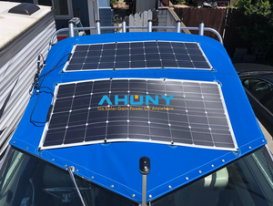 150W Lightweight Bendable <strong>Flexible</strong> <strong>Solar</strong> <strong>Panel</strong> for Marine Sailboat Yacht Bimini Lifeboat Travel Passenger Ship <strong>Solar</strong> <strong>System</strong> - Product Image 3