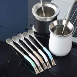 Conception de <span class=keywords><strong>filtre</strong></span> de paille Bombilla en acier inoxydable de haute qualité pour Yerba Mate Gourd Bar Accessoires Pailles de <span class=keywords><strong>filtre</strong></span> à boire - Product Image 6