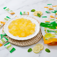Bonbons durs à la vitamine C saveur citron, rafraîchissants et fruités, en sachet refermable, vente en gros OEM ODM personnalisée en vrac