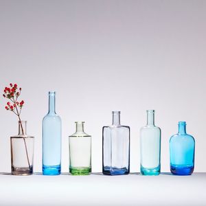 Chất Lượng Cao Tùy Chỉnh 700Ml <span class=keywords><strong>750Ml</strong></span> 1000Ml Chai Thủy Tinh Màu Xanh <span class=keywords><strong>Vodka</strong></span> - Product Image 1