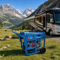 Générateur diesel Yuchai 7 kW YC7GF-3 8 kVA à prix d'usine, groupe électrogène diesel portable de type ouvert avec roues