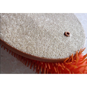 Cepillo rascador para gatos Purrfect Arch de 34 cm, negro, herramienta de masaje y aseo para gatos con base de almohadilla rascadora - Product Image 4