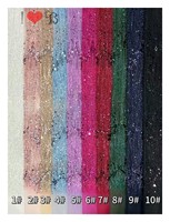 Blinglace Textile matériel tissu paillettes dentelle attachement pour Machine à broder Tulle perlé broderie feuille tissu pour la fête