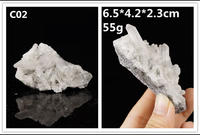 Racimo de espécimen de piedras naturales, cristal de cuarzo transparente, al por mayor