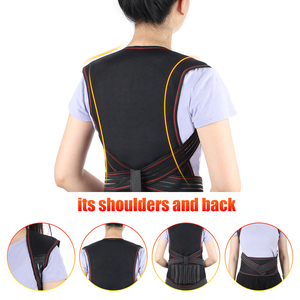 Verstelbare Magneettherapie Zelfverwarmende Schouderbrace Lumbale Wervelkolom Houdingscorrectie Vest Toermalijn Rugsteun - Product Image 6