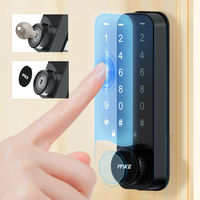 MK735 Serrure de casier numérique à écran tactile en alliage de zinc étanche IP65 antivol pour sauna, spa, armoire, casier de gym intelligent