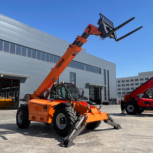 Manipulador Telescópico de 13.8m de Altura y 5000kg de Capacidad, Ideal para Revestimiento de Fachadas y Muros Cortina, con Brazo, Cesta y Canasta para Personal Opcionales para Trabajos de Elevación - Product Image 5