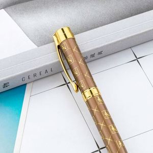 Wholesale 1.0Mm Custom Logo Metal Ballpoint Office Stationery Student Writing Hotel Conference Promotional Business <b>Pens</b> - Product Image 2