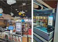 Serie FY, Máquina de Punto de Venta Automatizada para Restaurantes de Autoservicio, Caja Registradora, Quiosco, de 32/21.5/24/27/43 Pulgadas