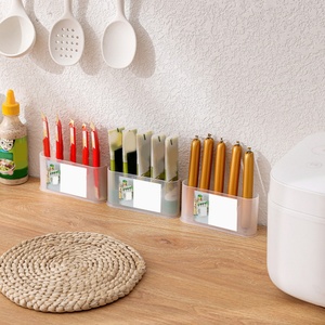 Punch-free Wall-mounted Compartmentalized <b>Kitchen</b> <b>Storage</b> <b>Box</b> Refrigerator Shelf Fridge <b>Storage</b> <b>Box</b> - Product Image 6