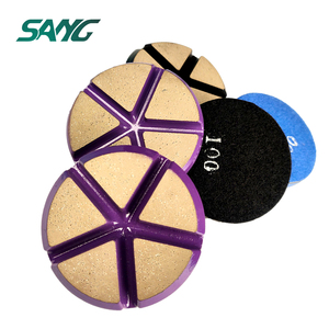 Tampon de polissage en céramique SANG de <span class=keywords><strong>3</strong></span> pouces, forme ronde, pour éliminer les rayures, utilisation longue durée, pour le polissage des sols en béton, directement de l'usine - Product Image 2
