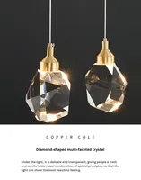 Lustre de luxe pour salon, lustre moderne pour salle à manger, lustre en cristal simple