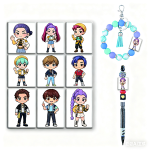 Nuevo diseñador al por mayor Popular K pop Saja Boys' Soda pop Song Design Charlie Kirk Pvc Pen Otras cuentas focales sueltas - Product Image 6