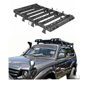 Portapacchi <span class=keywords><strong>Universale</strong></span> con LED per Toyota Land Cruiser Serie 70 80 90 100 GU GQ Patrol Pajero, Portapacchi per SUV - Product Image 2