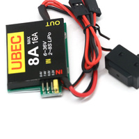 2S-6S 6-36V UBEC-8A BEC DUAL UBEC 8A/16A 5.2V/6.0V/7.4V/8.4V Servo Alimentation Séparée RC Car Fix-Wing Airplane Robot Arm