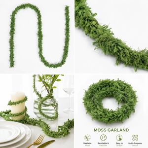 แถบมอสประดิษฐ์ยาว 3.6 ม. สำหรับตกแต่งโต๊ะงานแต่งงาน สวน DIY - Product Image 5