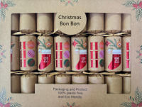 Craquelins de Noël de haute qualité pour l'intérieur, sans feux d'artifice, avec chapeau de fête et petits cadeaux, idéaux comme cadeaux de Noël