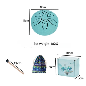 En Stock: Mini Tambor Etéreo <span class=keywords><strong>de</strong></span> <span class=keywords><strong>3</strong></span> Pulgadas y 6 Tonos con Bolsa, Instrumentos <span class=keywords><strong>de</strong></span> Percusión para Niños, Tambores <span class=keywords><strong>de</strong></span> Lengüeta <span class=keywords><strong>de</strong></span> Acero - Product Image 2